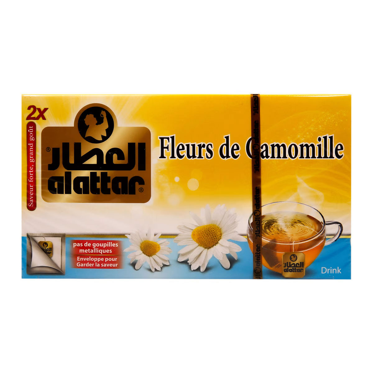 Al Attar Chamomile Flowers 25 Tea Bags
