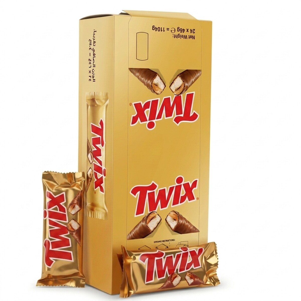 Twix Twin Chocolate Bars 24x46g