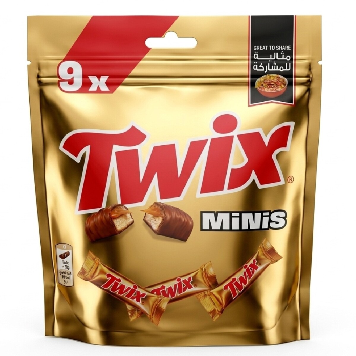 Twix Minis Chocolate Pack 9x20g