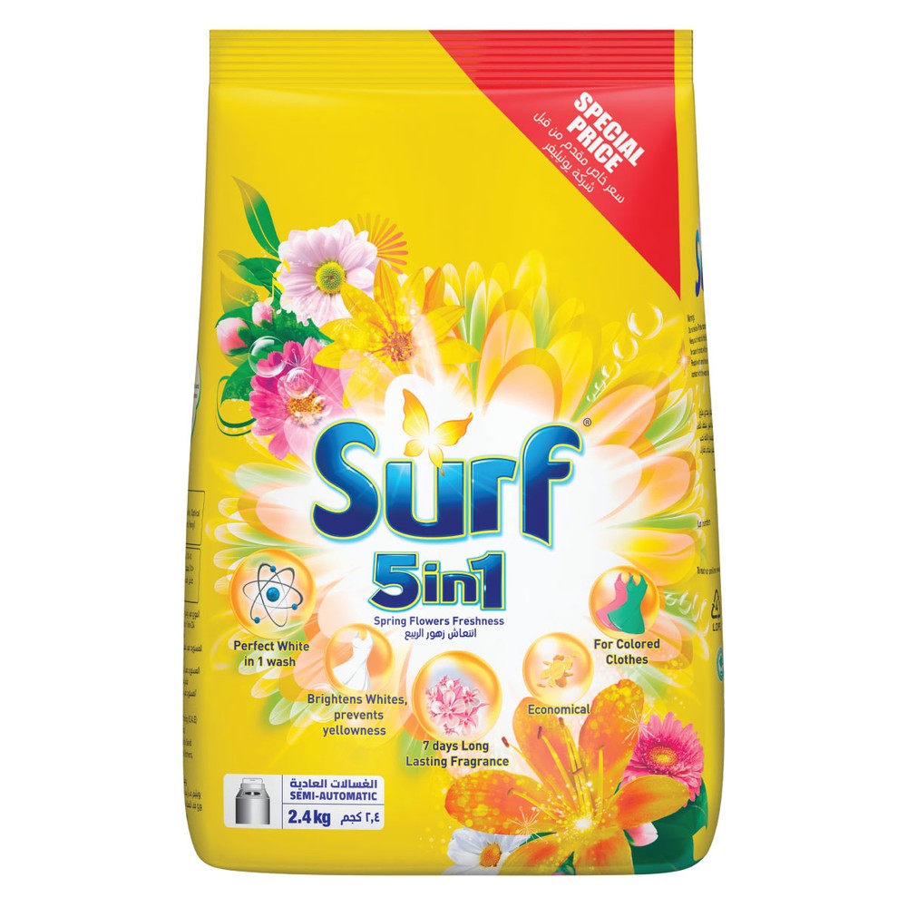 Surf Spring Detergent 2.4Kg | Cleaning & Laundry | Laundry Supplies | Fabric Softeners Surf Spring Detergent 2.4Kg | Cleaning & Laundry | Laundry Supplies | Fabric Softeners