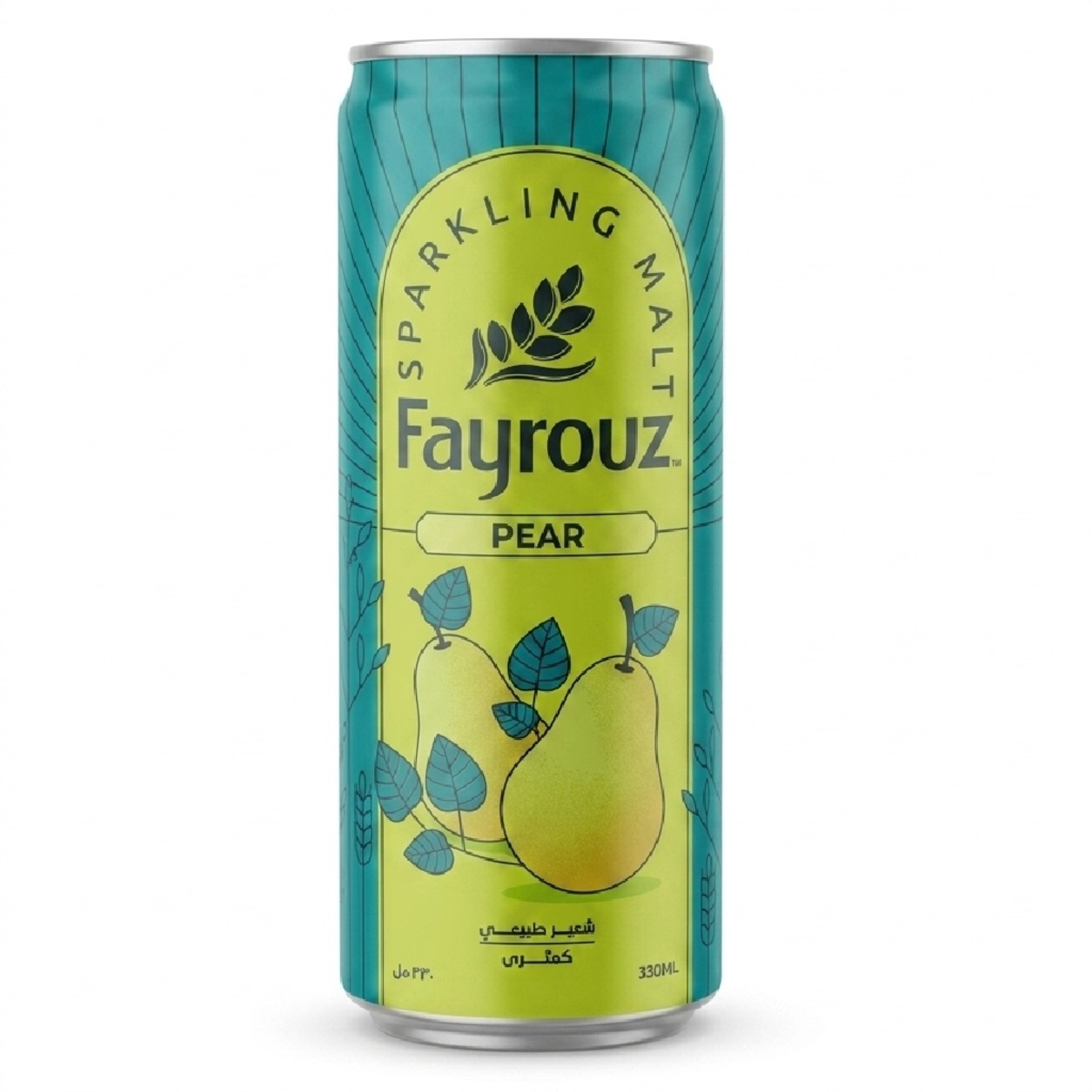 Fayrouz Sparkling Malt Pear 330ml