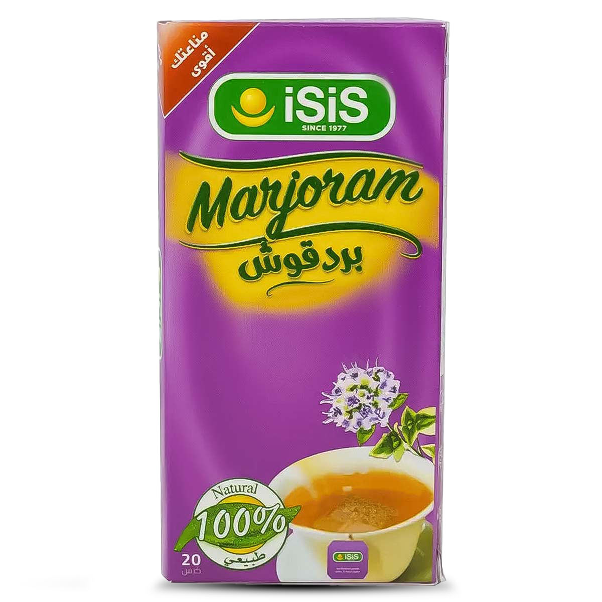 Isis Marjoram 20 Tea Bag Box