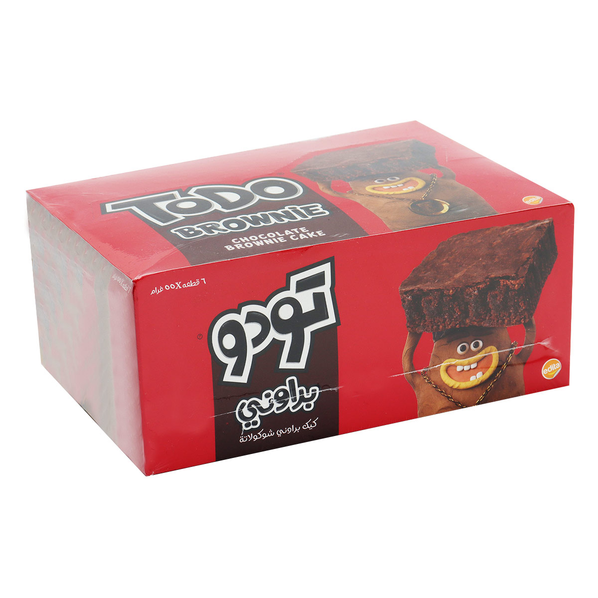 Todo Chocolate Brownie Cake 6x55g