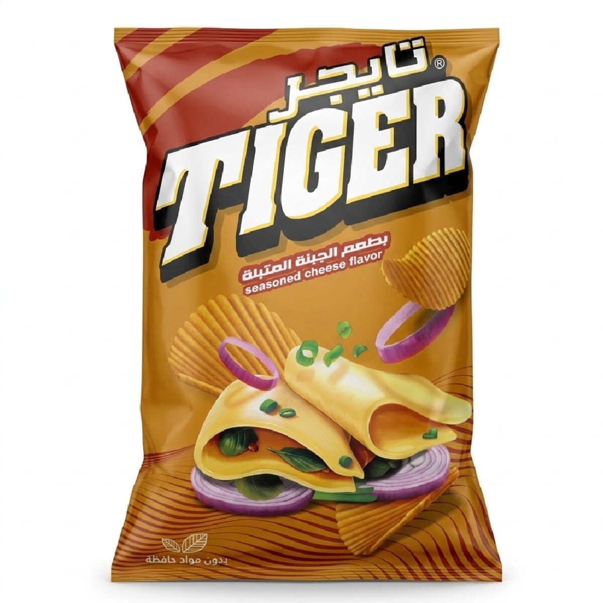 Tiger Chips Seasoned Cheese Flavor