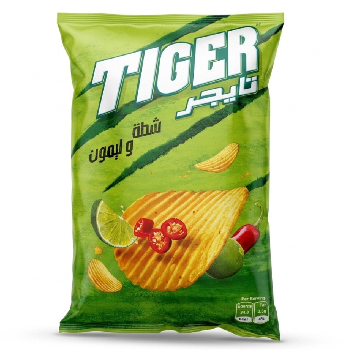 Tiger Chips Chili & Lemon Flavor 68g