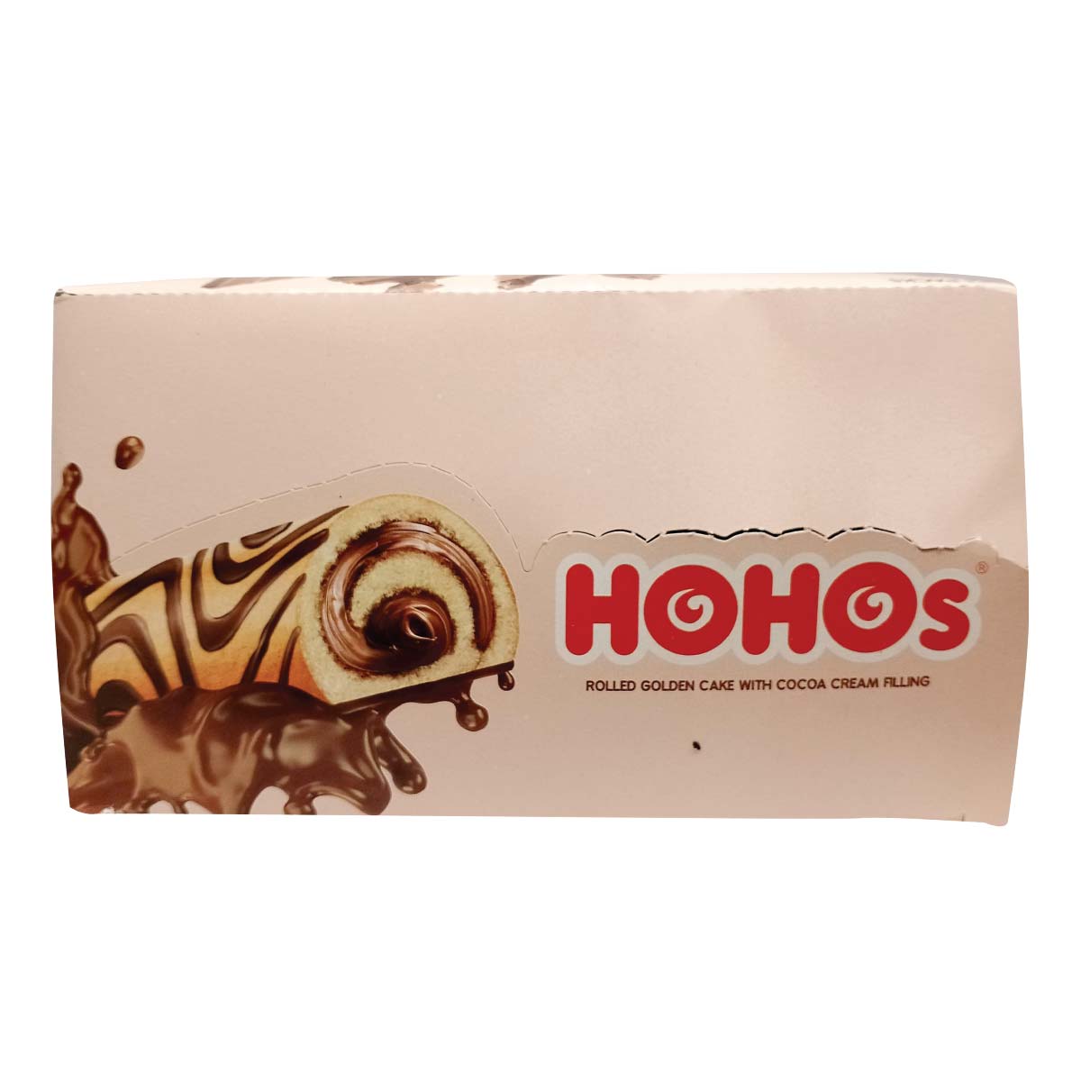 HoHos Rolled Cake with Cocoa Cream Filling 24 pack box