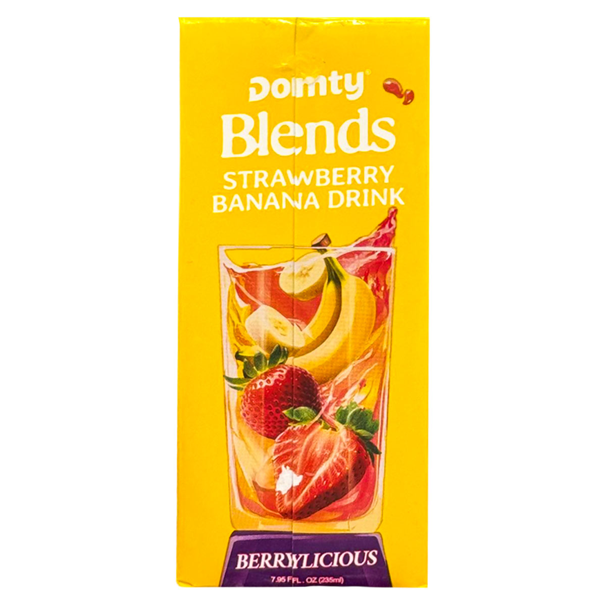 Domty Strawberry Banana Drink 235ml