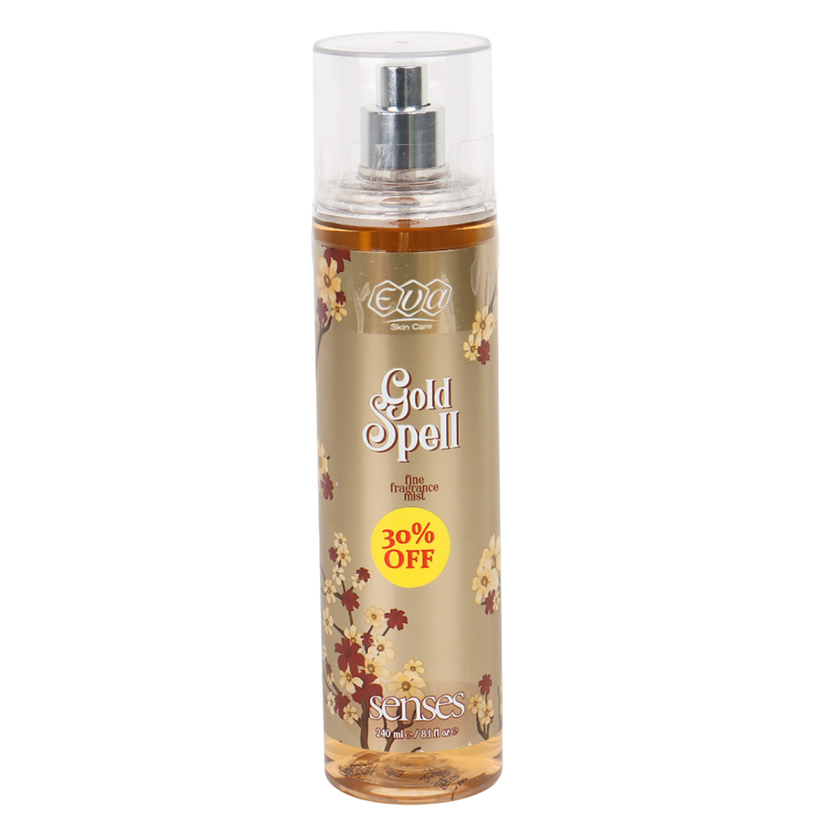 Eva Skin Care Gold Spell Body Spray Mist Senses 240ml