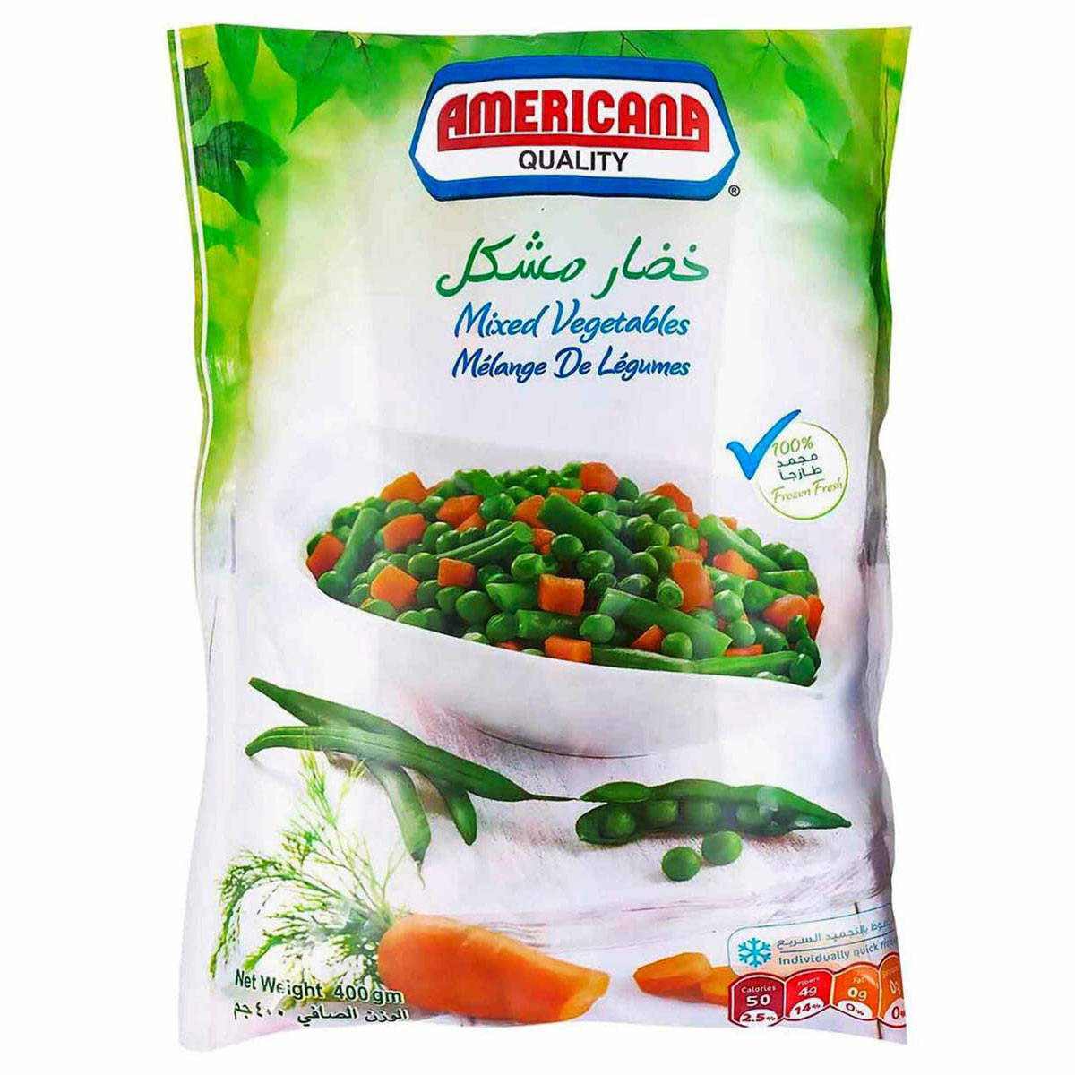 American Quality Mixed Vegetables 400g