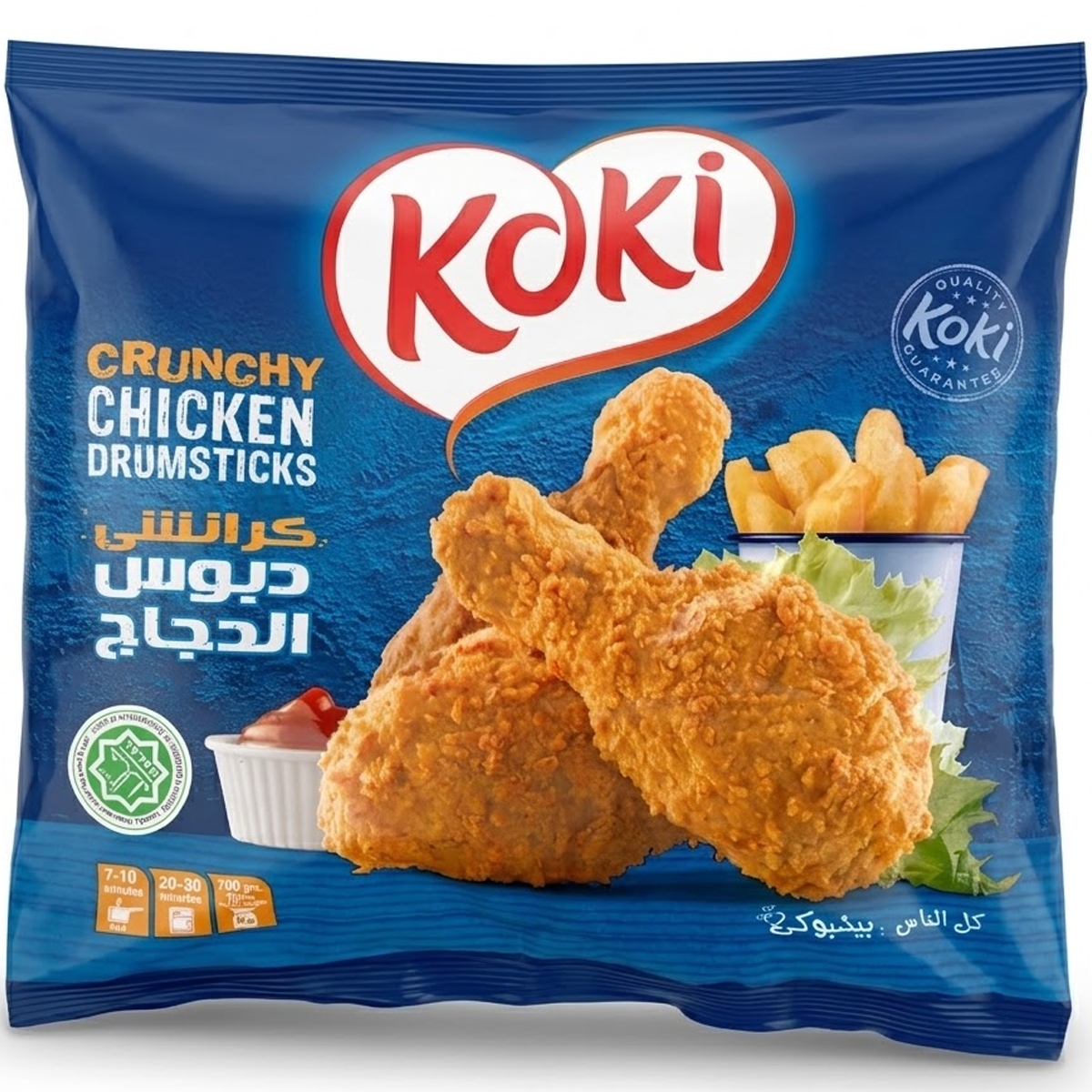 Koki Crunchy Chicken Drumsticks 700g