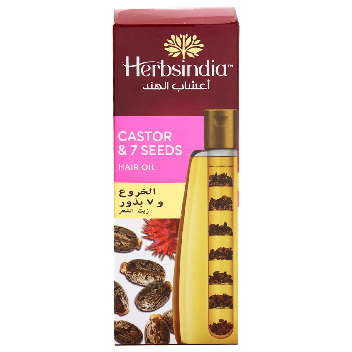 Herbsindia Castor And 7 Seeds Hair Oil 280ml