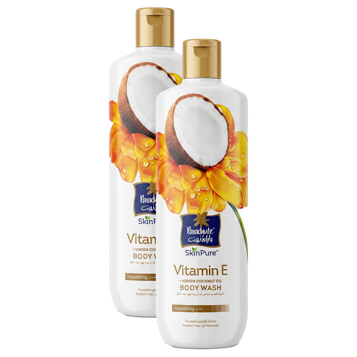 Parachute Skin Pure Vitamin E Body Wash 2 x 400ml