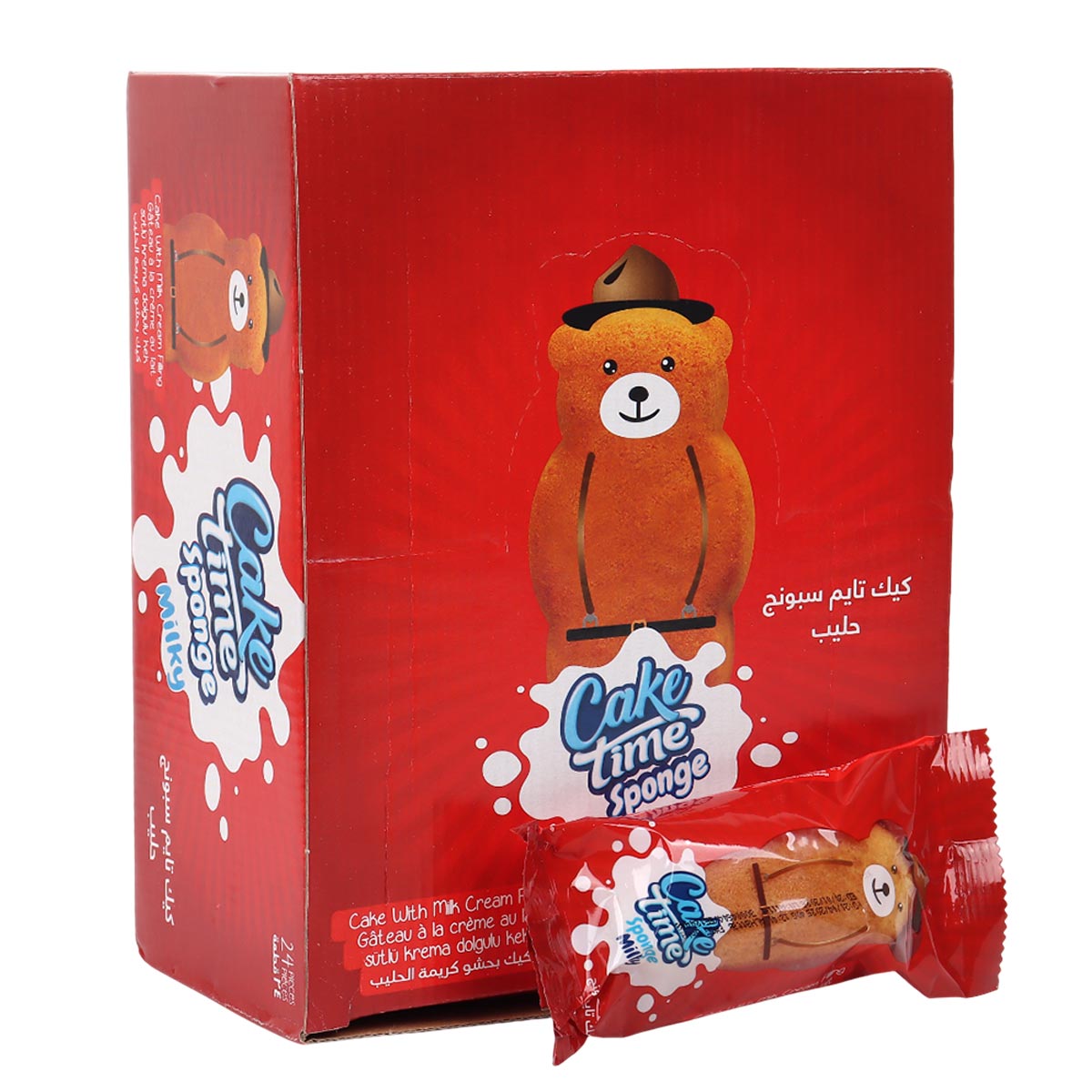 Cake Time Sponge Milky 24x40g