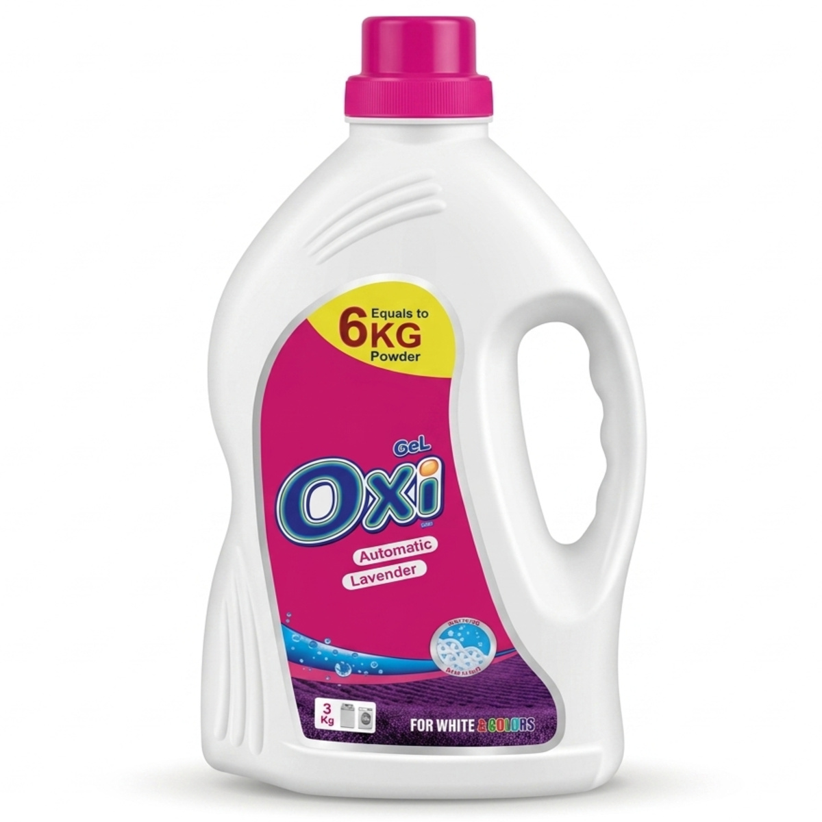 Oxi Gel Automatic Liquid Detergent Lavender 3kg