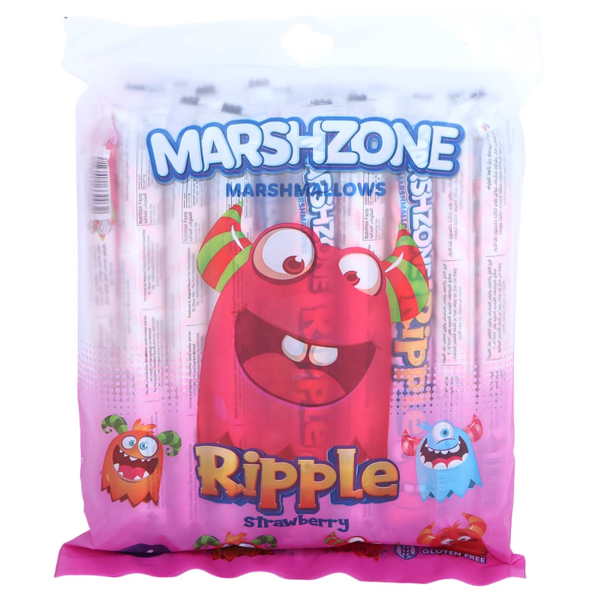 Marshzone Marshmallows Ripple Strawberry 10g