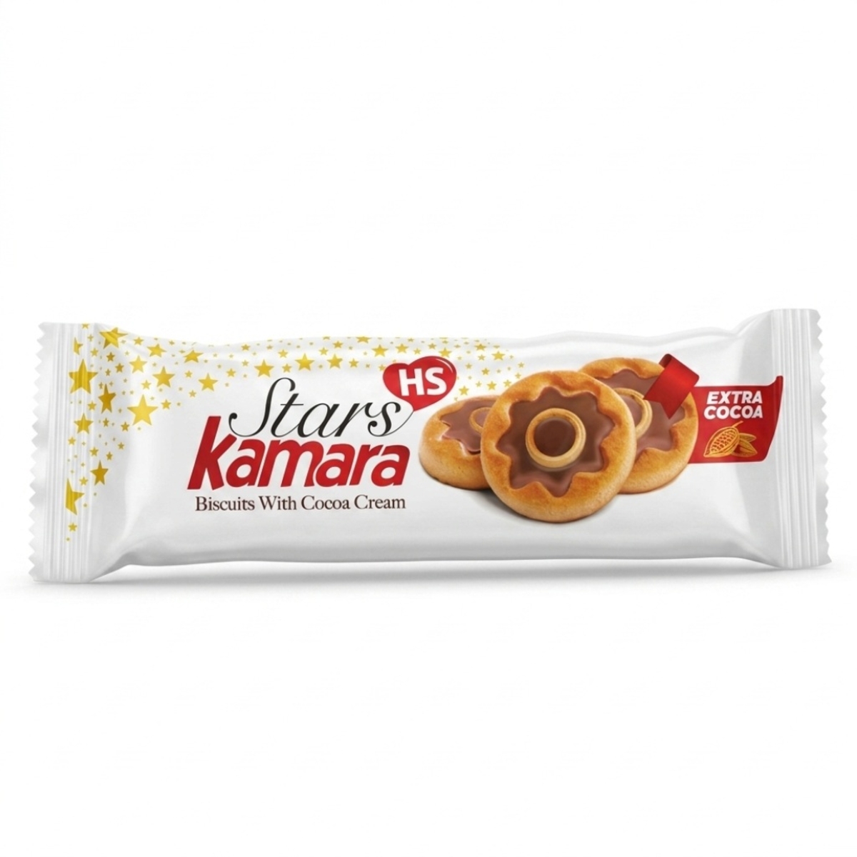 Kamara Stars Biscuits with Cocoa Cream 37g