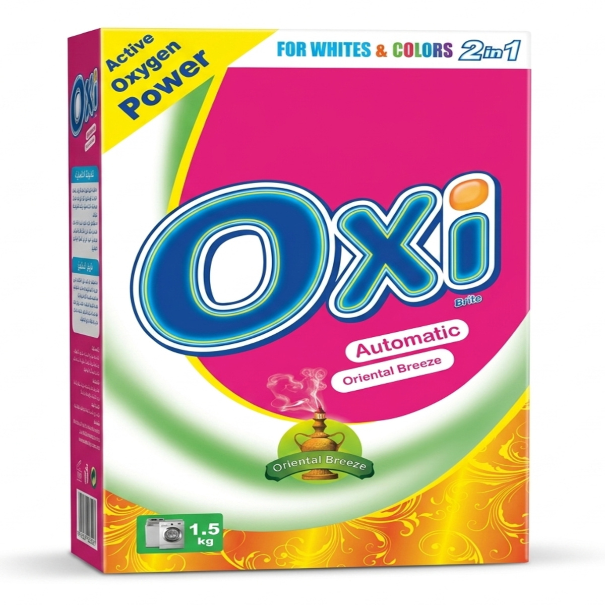 Oxi Brite Automatic Detergent Powder Oriental Breeze 1.5kg