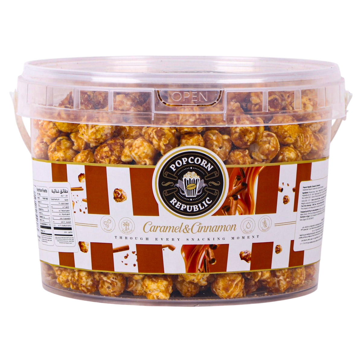 Caramel And Cinnamon Flavored Popcorn 500g