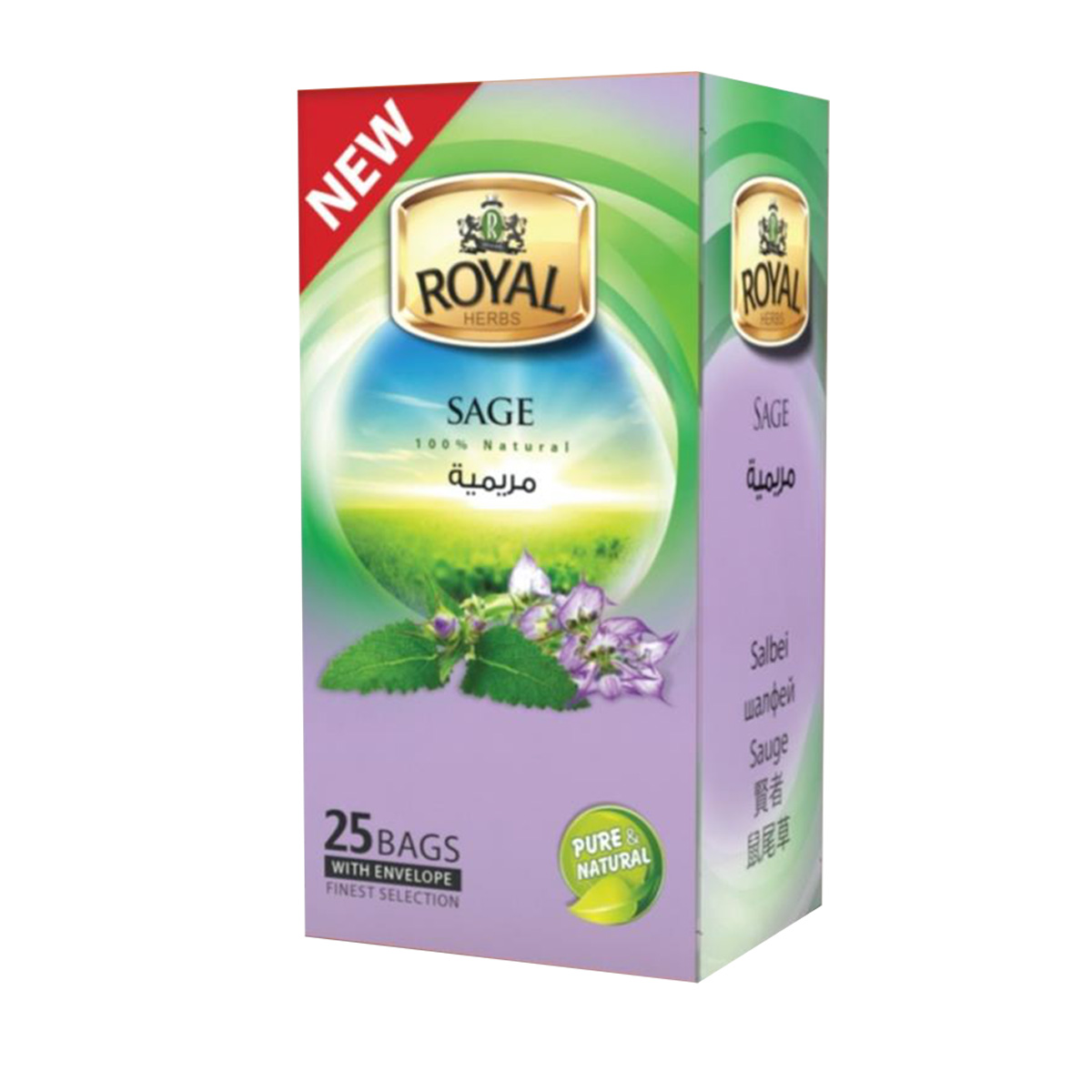Royal Herbs Sage 25 Bags