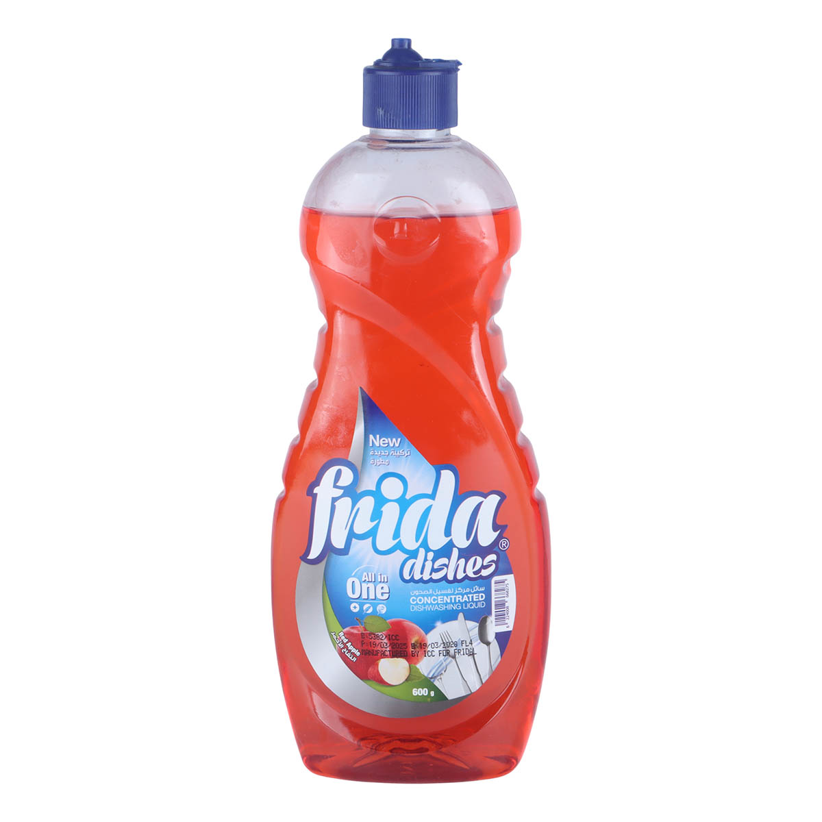 Frida All In One Red Apple Dish Washing Liquid 600ml