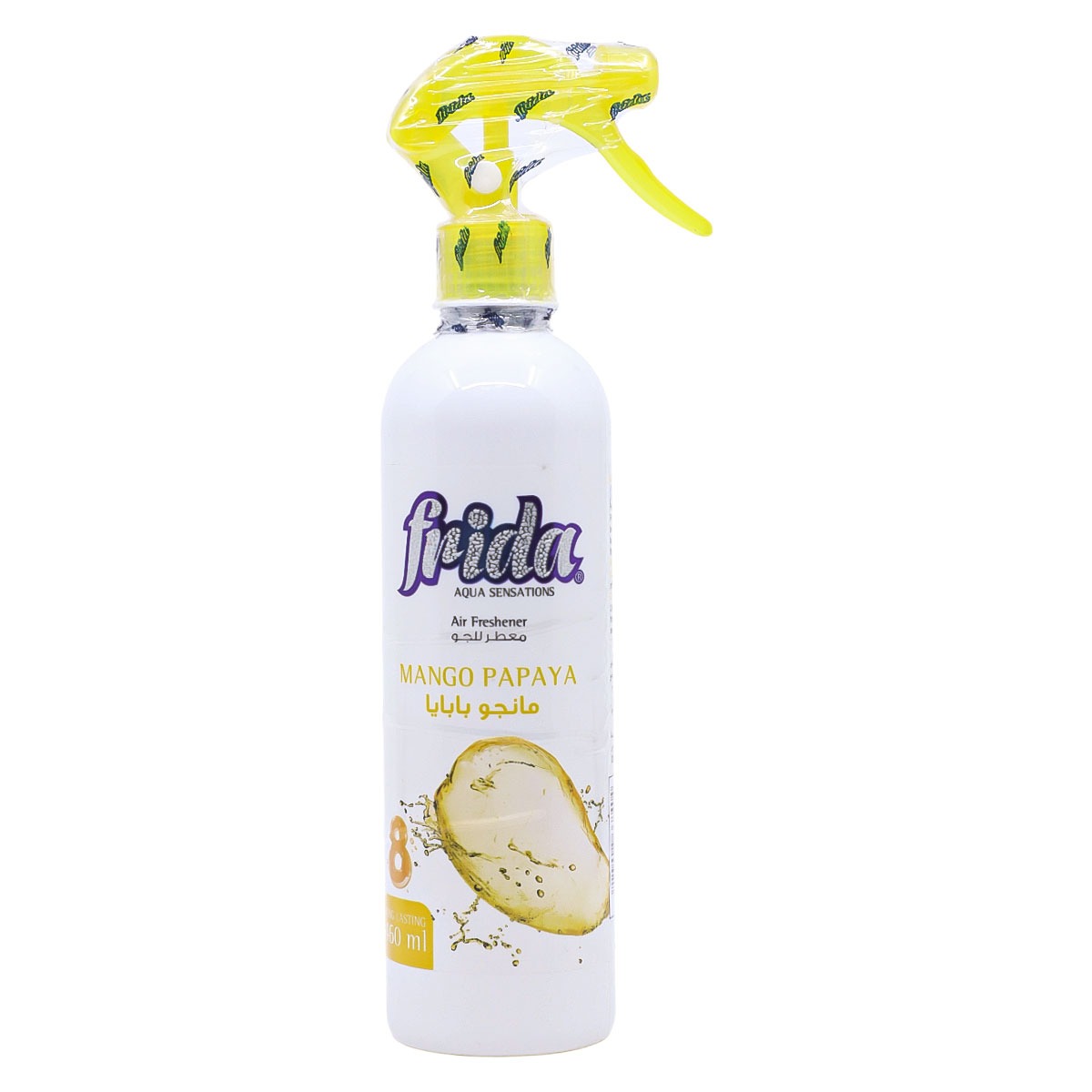 Frida Aqua Sensations Air Freshener Mango Papaya 460ml | التنظيف والغسيل | معطرات الجو Frida Aqua Sensations Air Freshener Mango Papaya 460ml | التنظيف والغسيل | معطرات الجو
