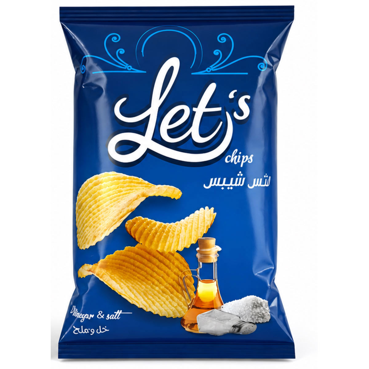 Let's Chips Vinegar & Salt 45g