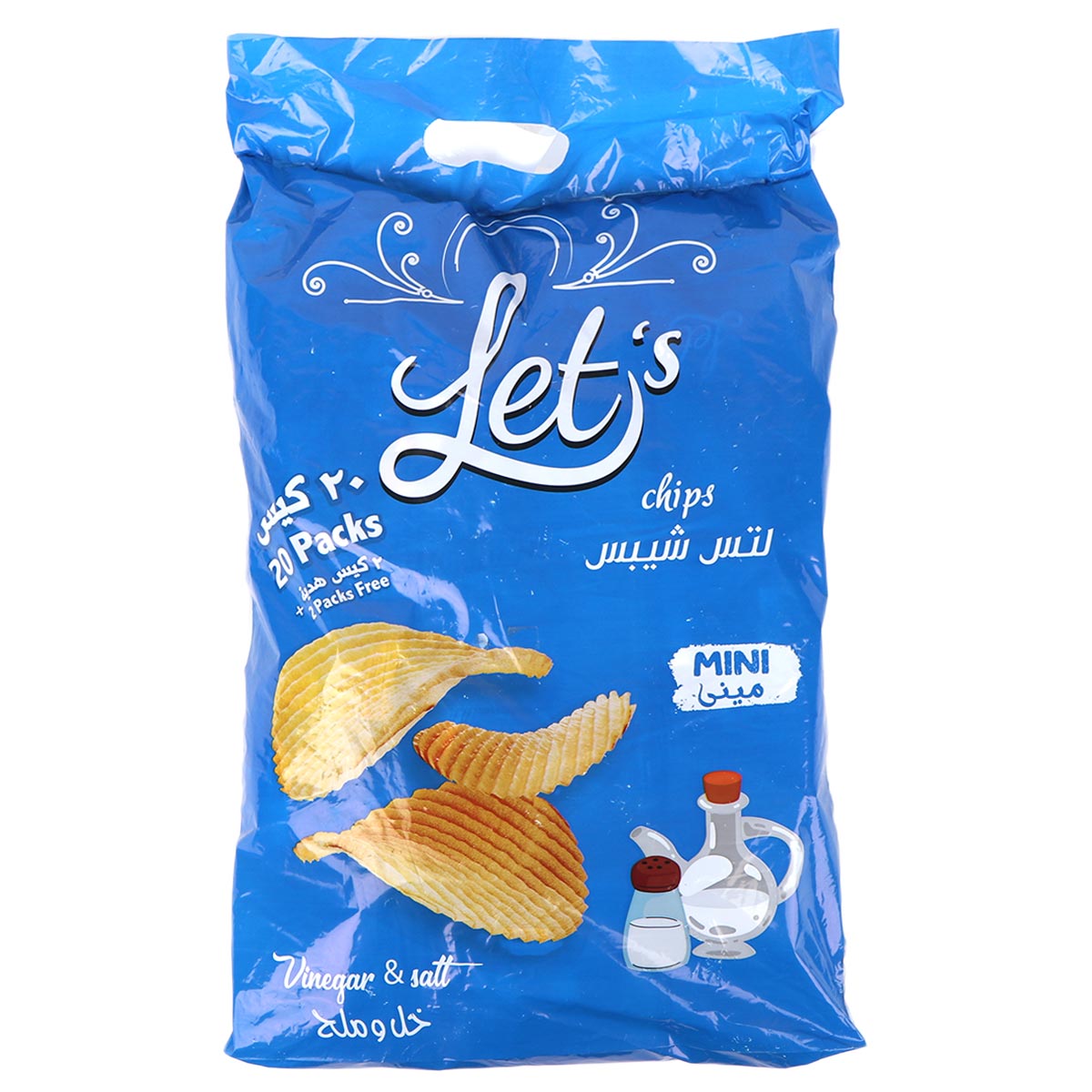 Let's Chips Mini Vinegar & Salt 14g
