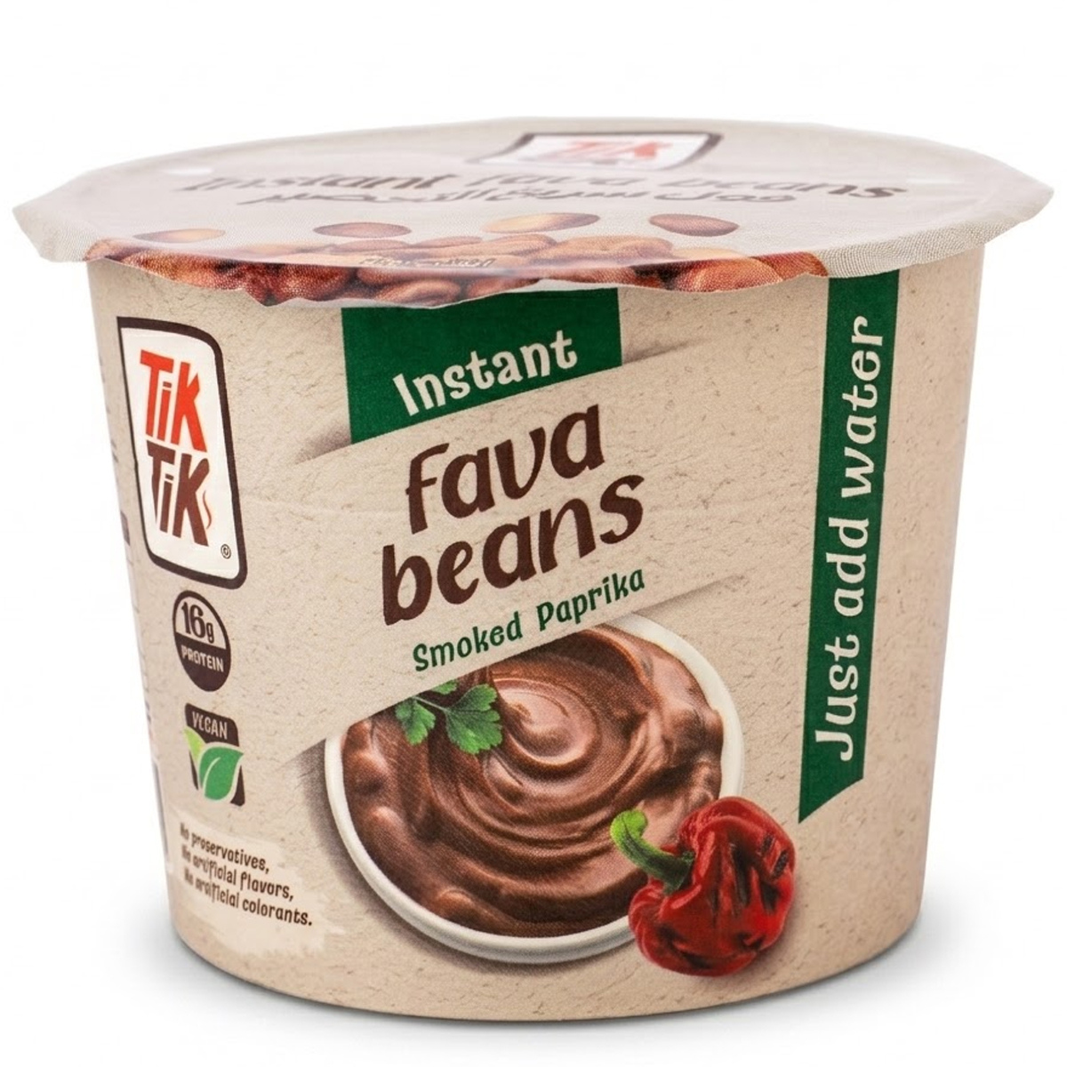 Tik Tik Instant Fava Beans Smoked Paprika 80g