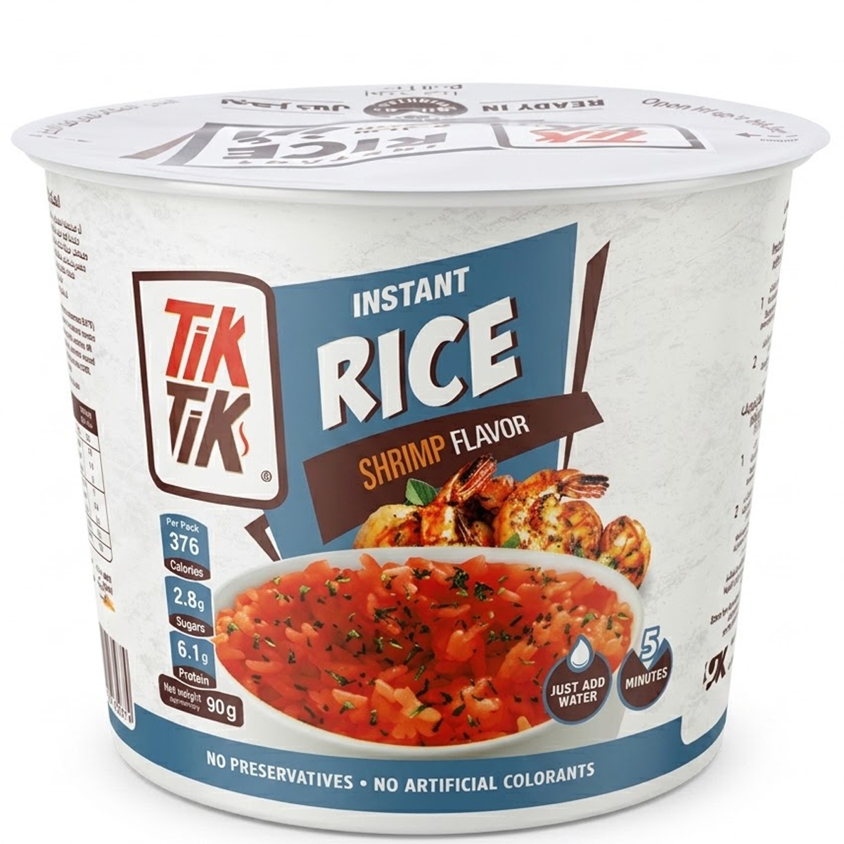 Tik Tik Instant Rice Shrimp Flavor 90g