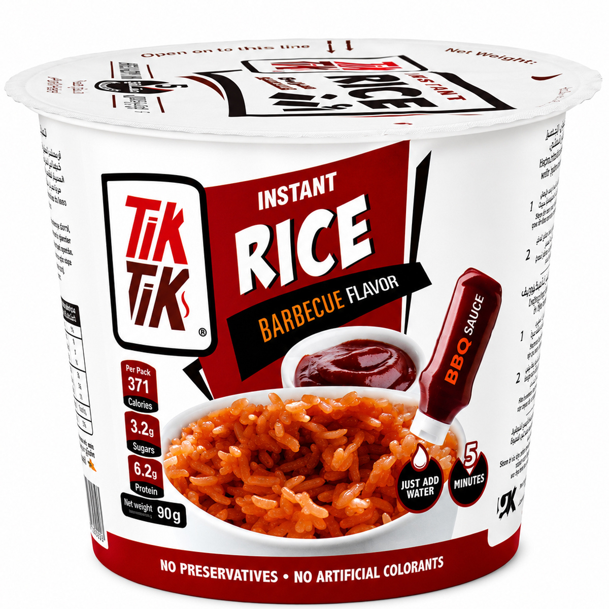 Tik Tik Instant Rice Barbecue Flavor 90g