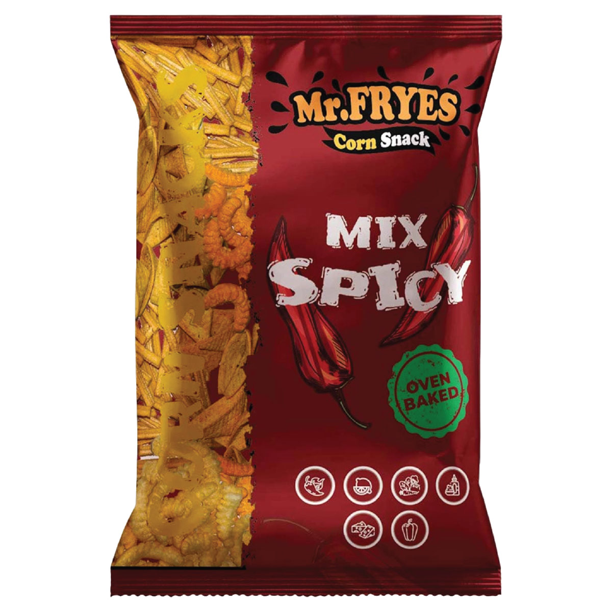 Mr. Fryes Spicy Corn Snack Mix