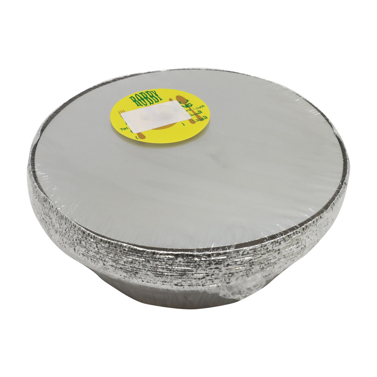 Robby Round Aluminium Container with Lid 3180 15 pieces