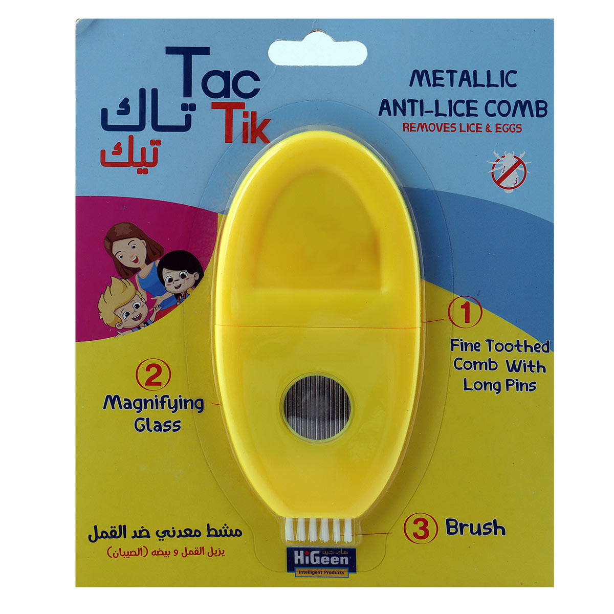 Tac Tik Metallic Anti Lice Comb