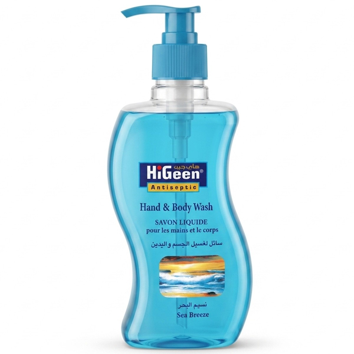 Higeen Antiseptic Hand & Body Wash Sea Breeze 500ml