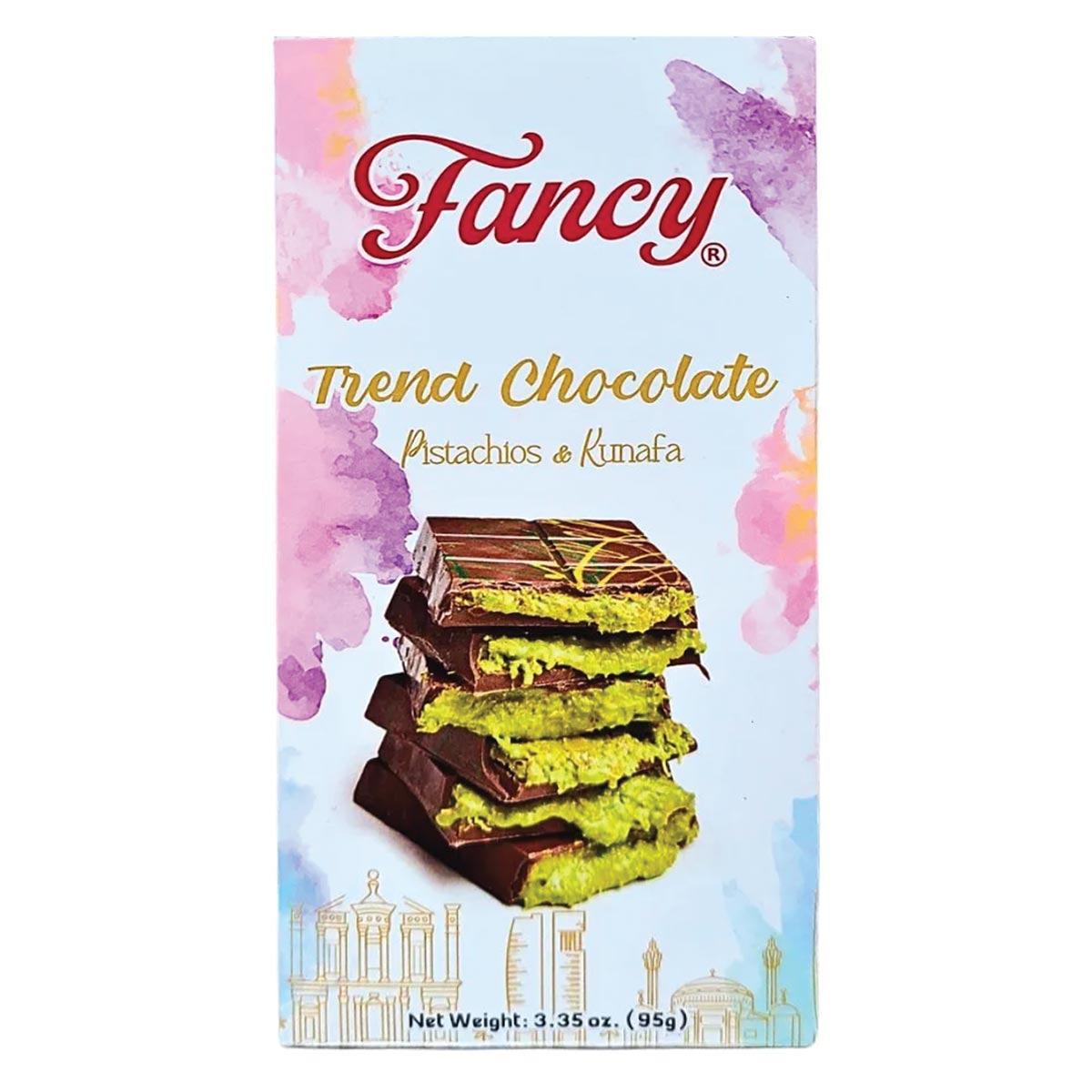 Fancy Nuts Kunafa Chocolate Bar 95g