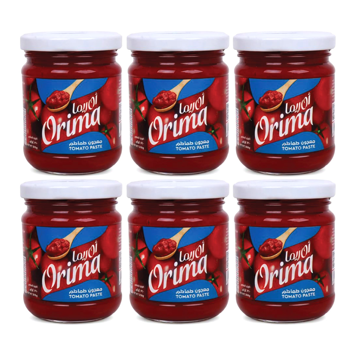 Orima Tomato Paste 210g 6 Pieces