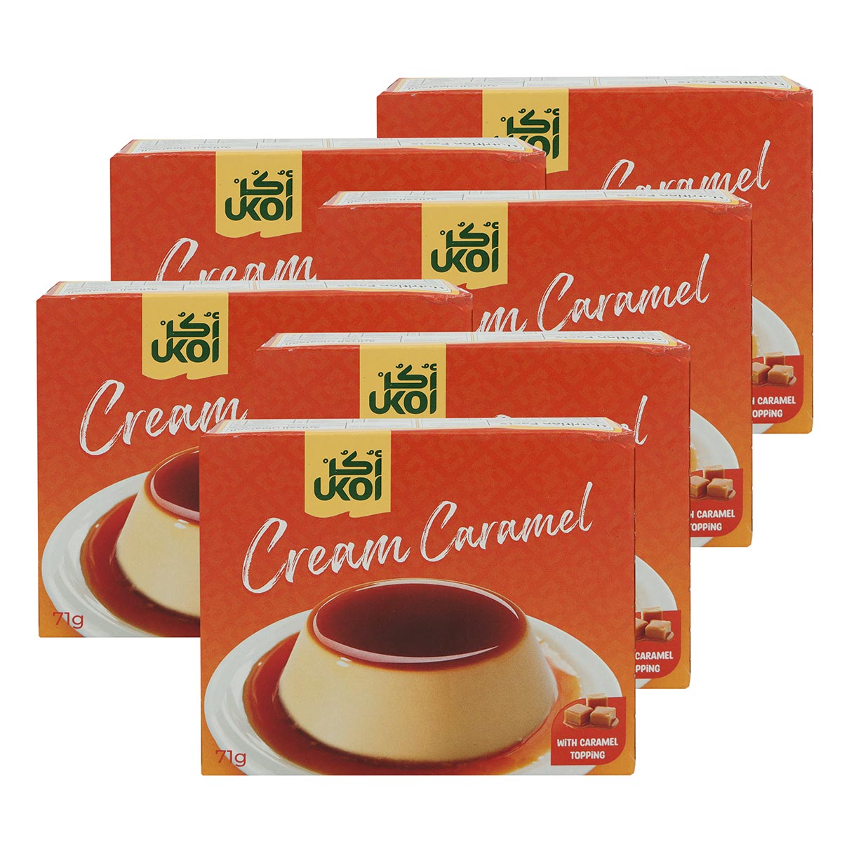 Ukol Cream Caramel 6X71g
