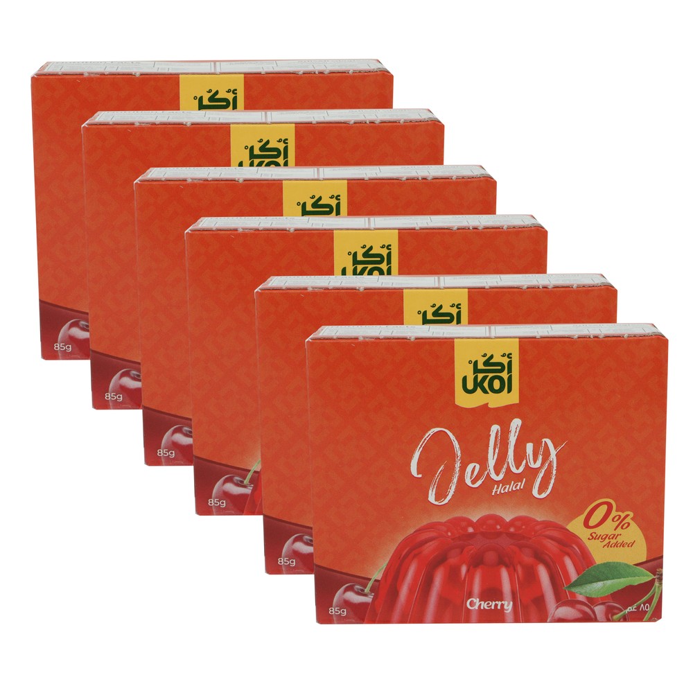 Ukol Jelly Cherry 6X85g
