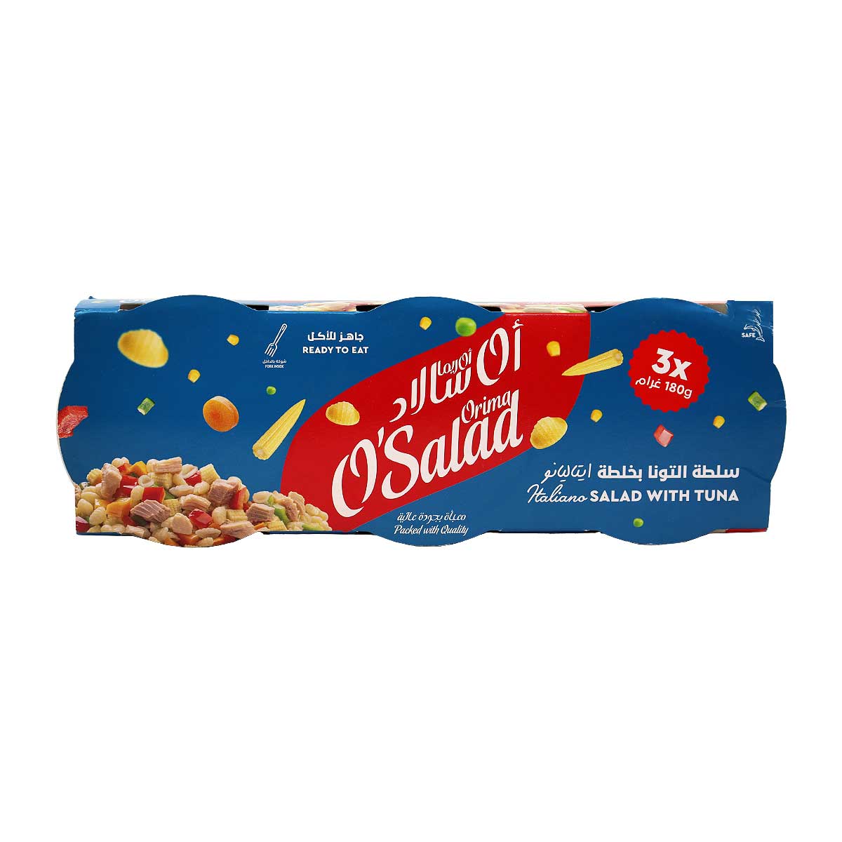 Orima O Salad Canned Tuna Italiano 3x180g