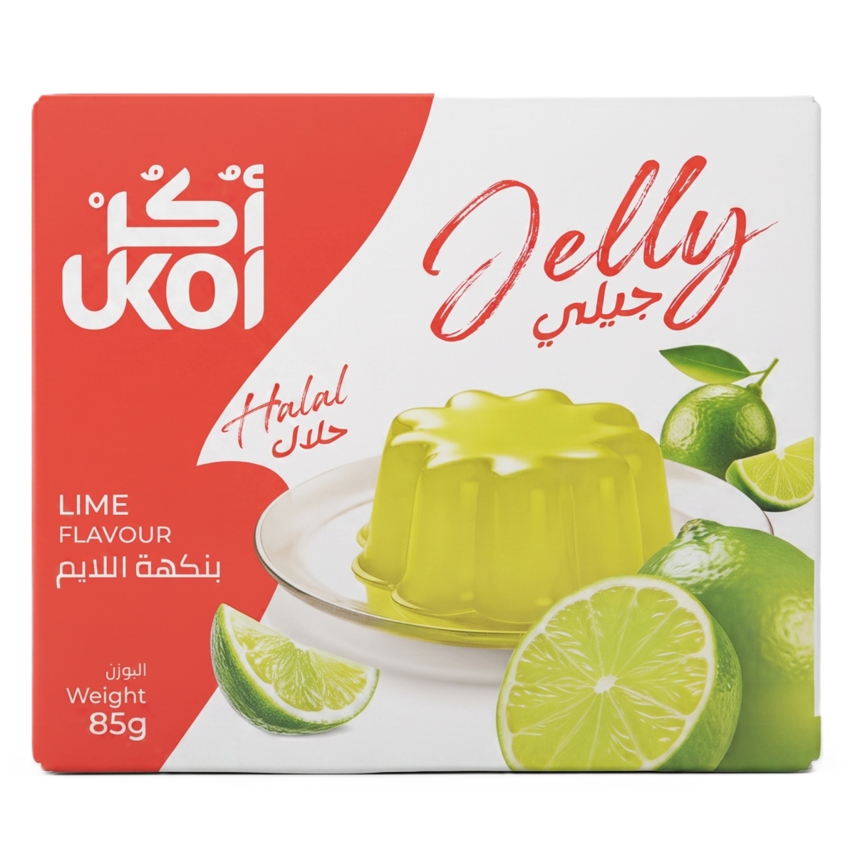 Ukol Jelly Halal Lime 85g