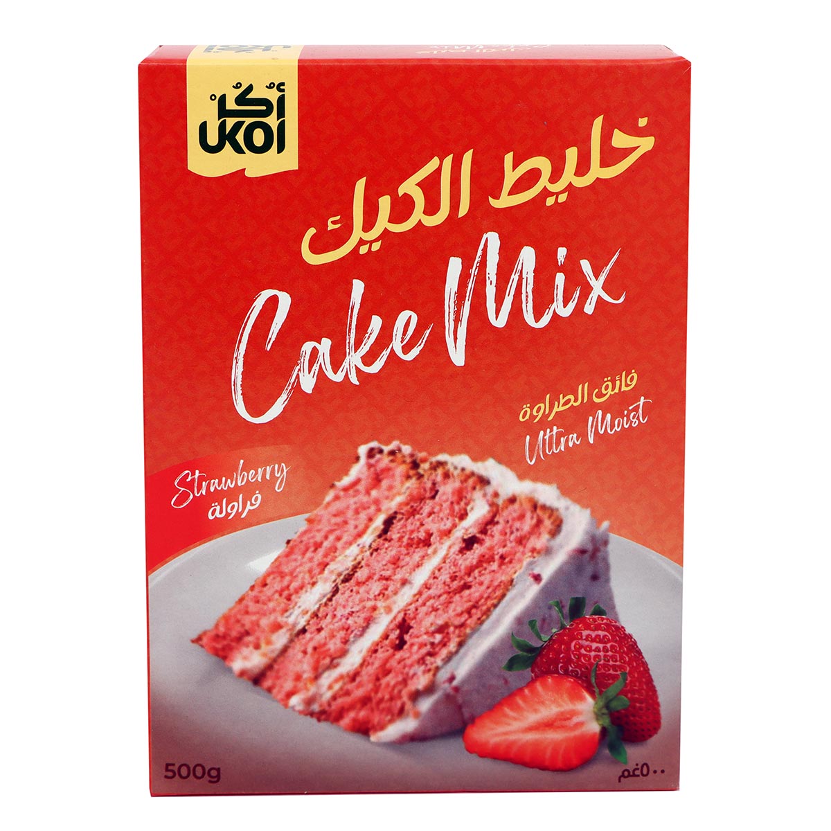 مزيج كيك أوكول بالفراولة 500 غرام