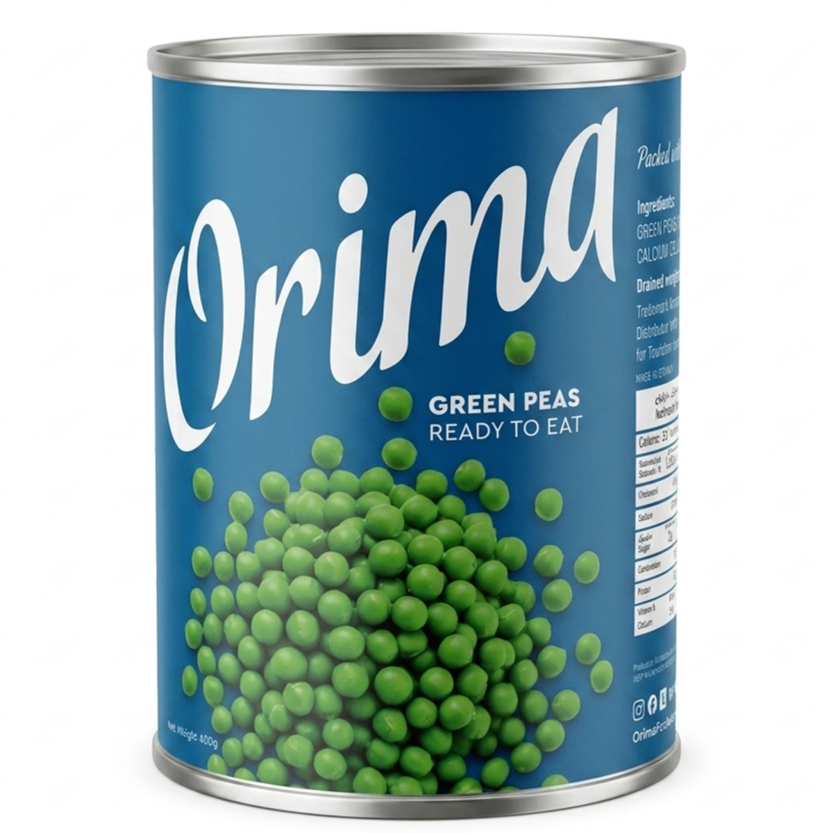 Orima Green Peas 400g