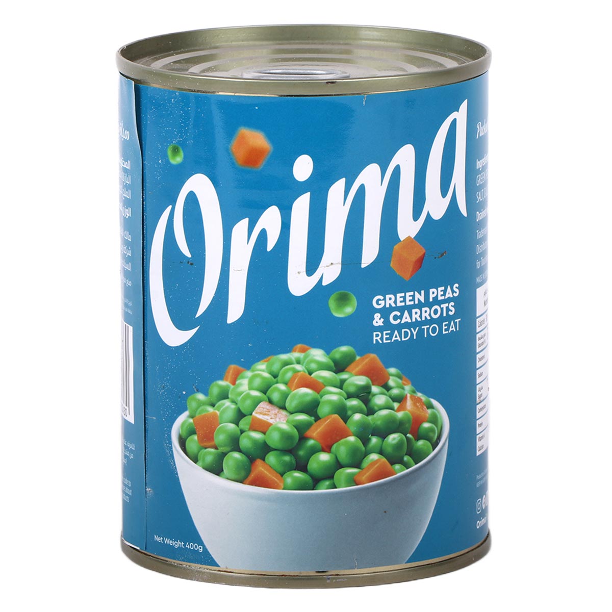 Orima Green Peas & Carrots Ready To Eat 400g
