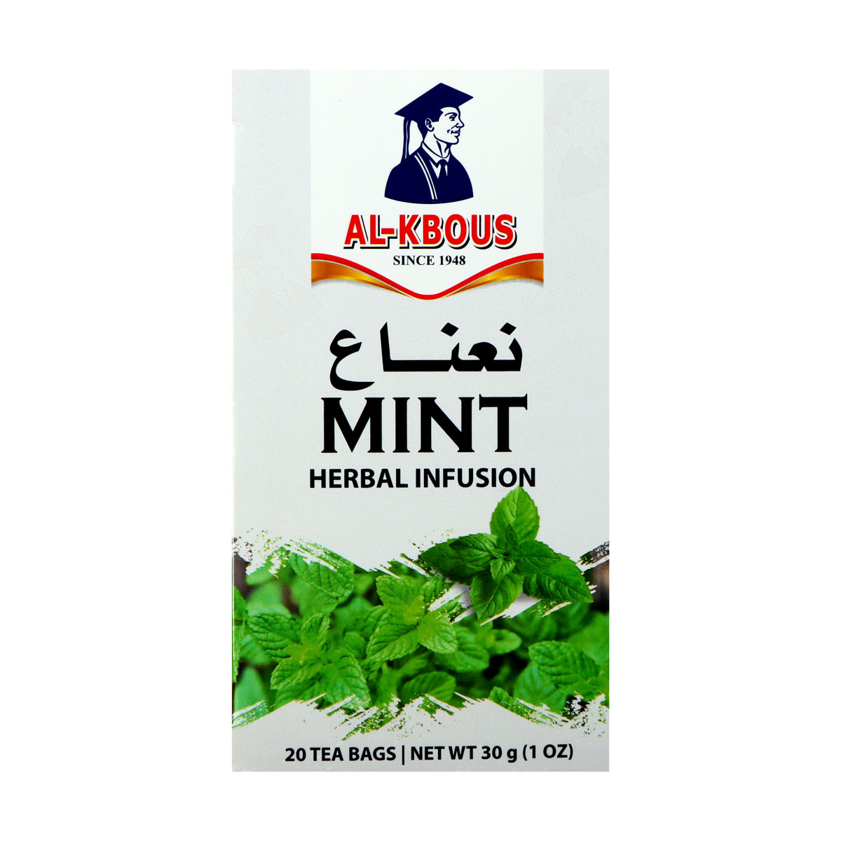 Al-Kbaous Mint Herbal Infusion 20 Bags 30g