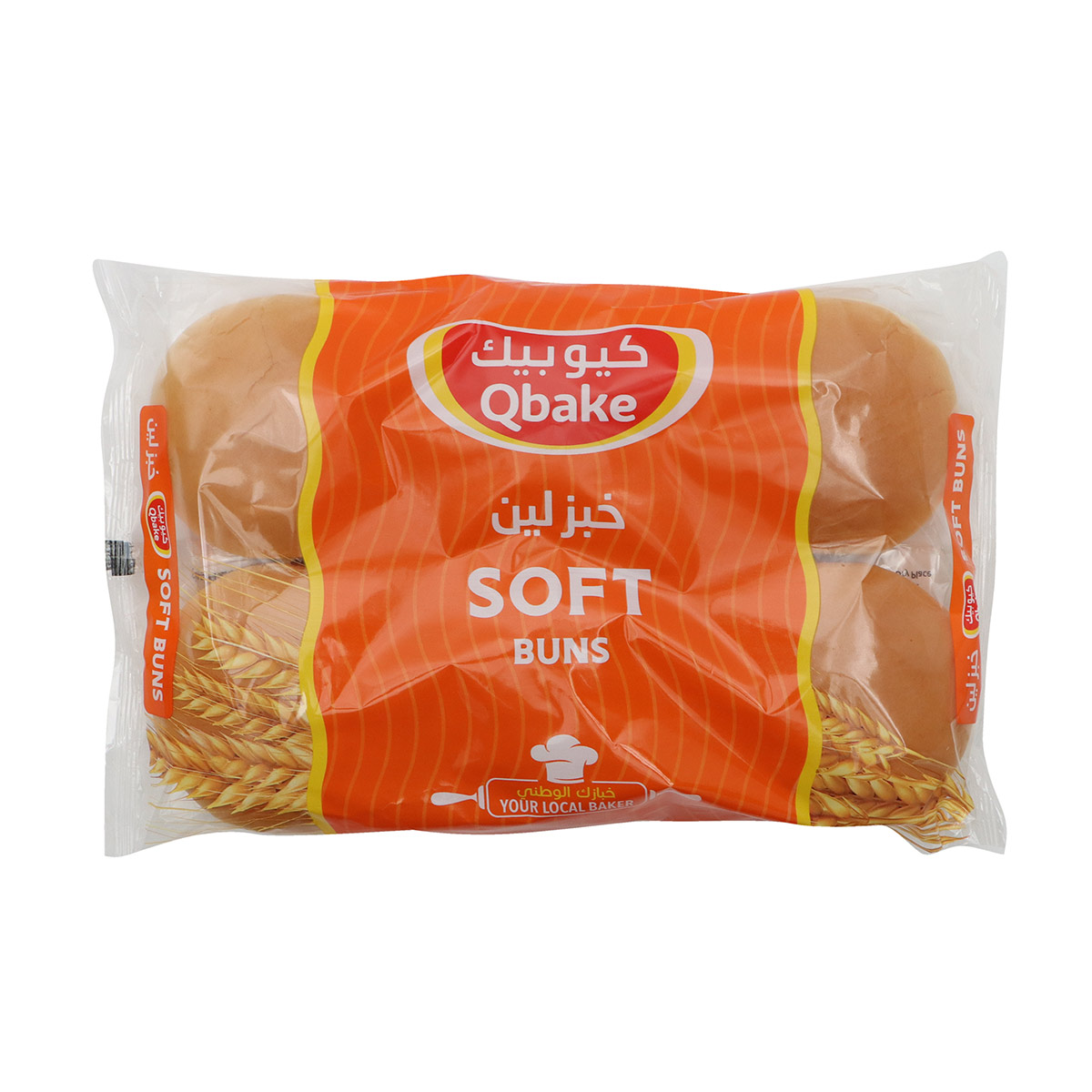 Qbake Soft Buns 6pcs 420g