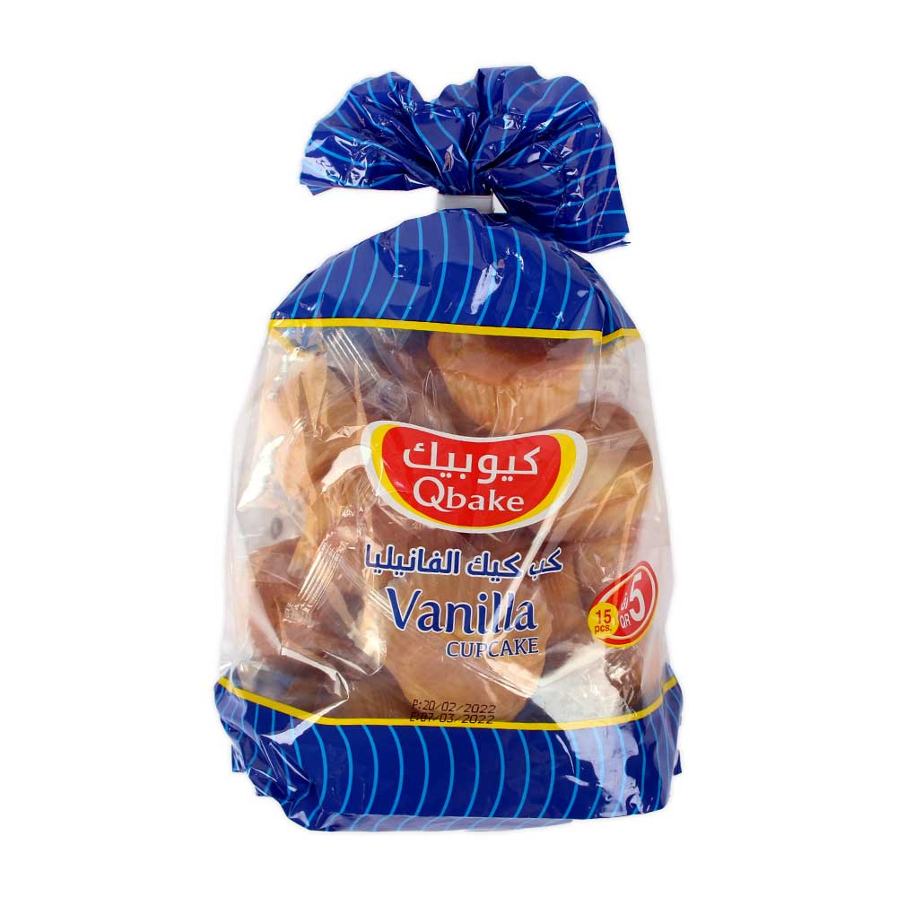 Qbake Vanilla Cupcake 15g