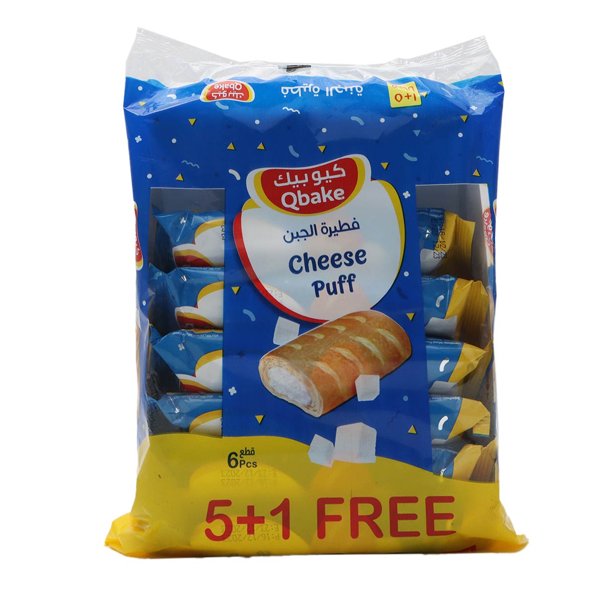 نفخة الجبن من كيو بيك 6 × 70 جم
