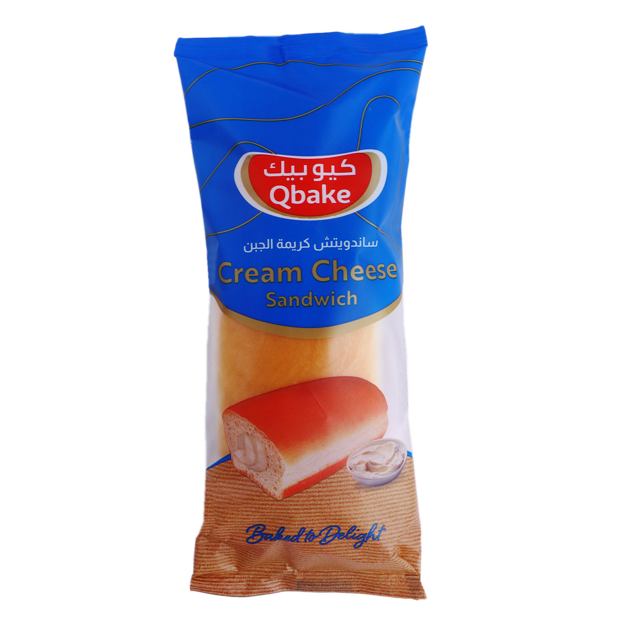 Qbake Cream Cheese Sandwich Roll 110g