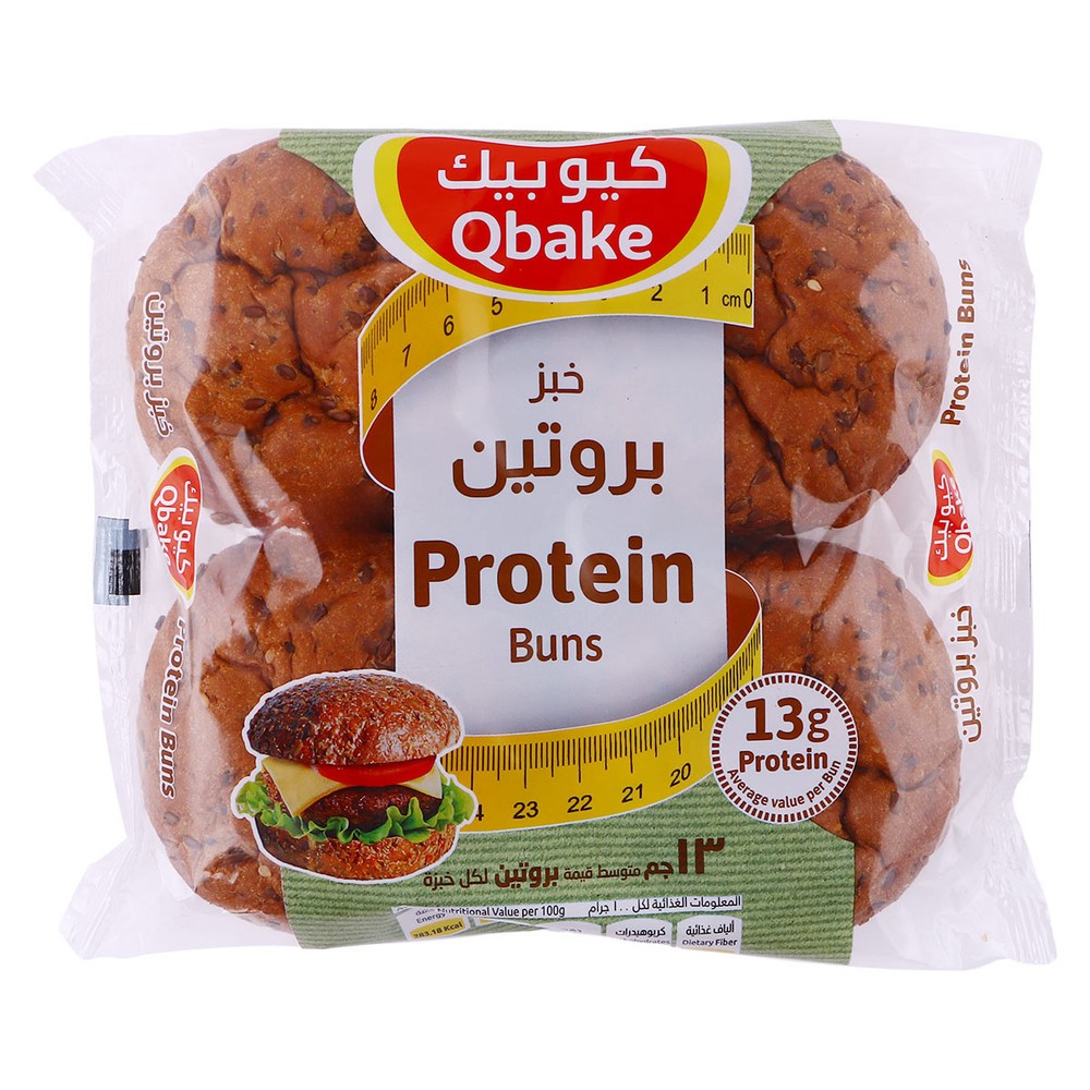Qbake Protein Buns 60g