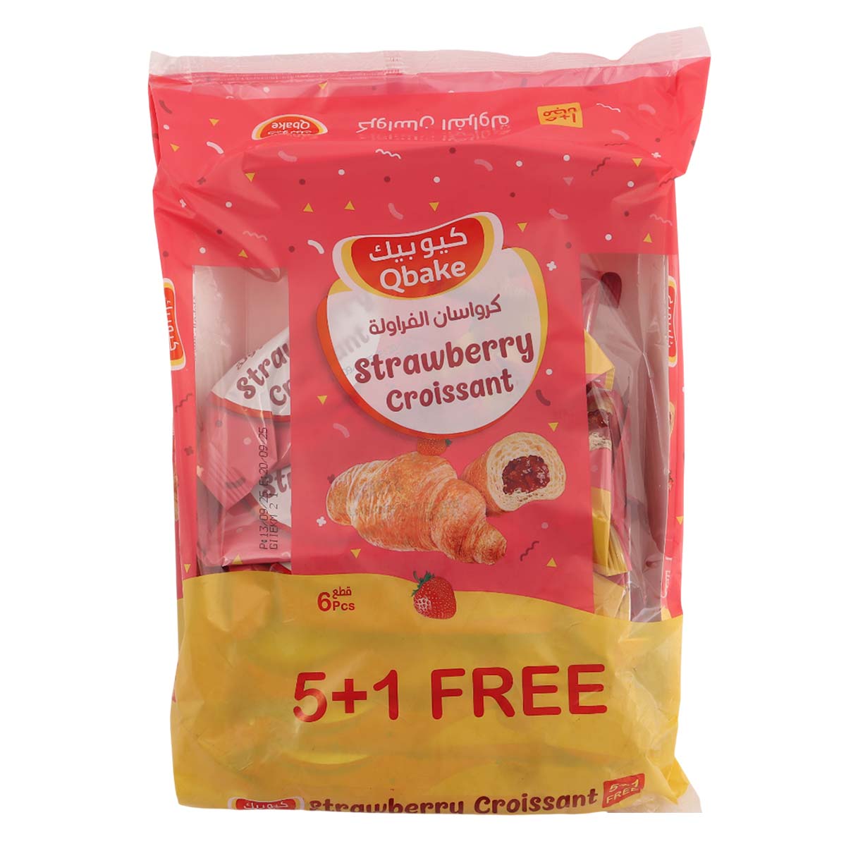 Qbake Strawberry Croissant 360g